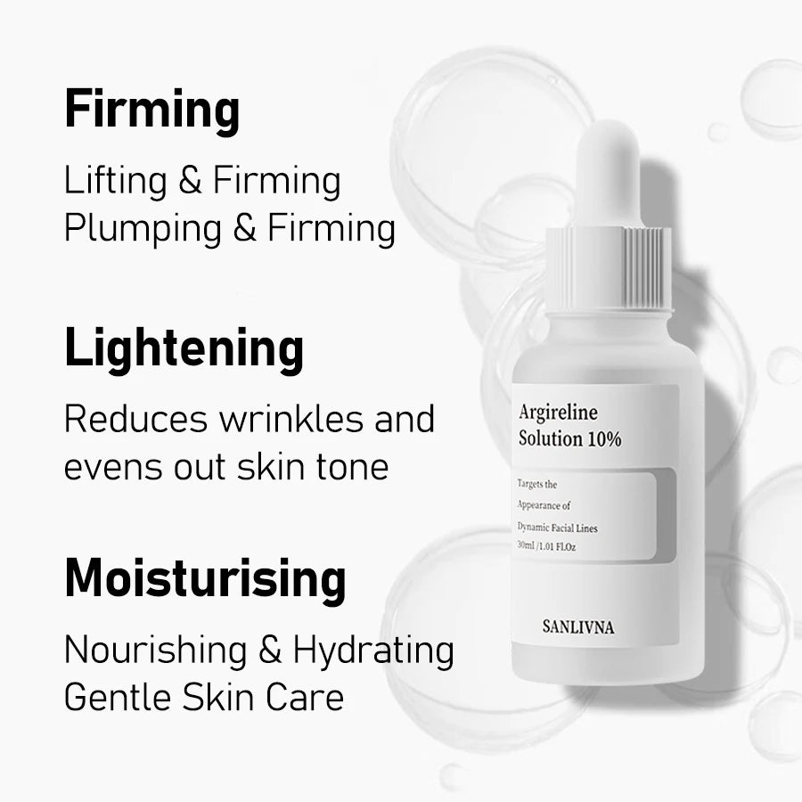 AHA 30%+BHA 2% Exfoliating Face Salicylic Acid Serum 10% Niacinamide + 1% Zinc, 10% Hexapeptide Serum Moisturizing Face Skincare