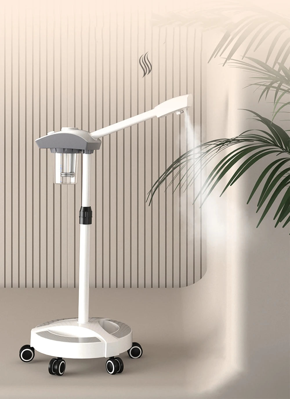 Hot Ozone Facial Steamer Warm Mist Humidifier for Face Deep Cleaning Vaporizer Sprayer Home Spa Salon Skin Care Whitening