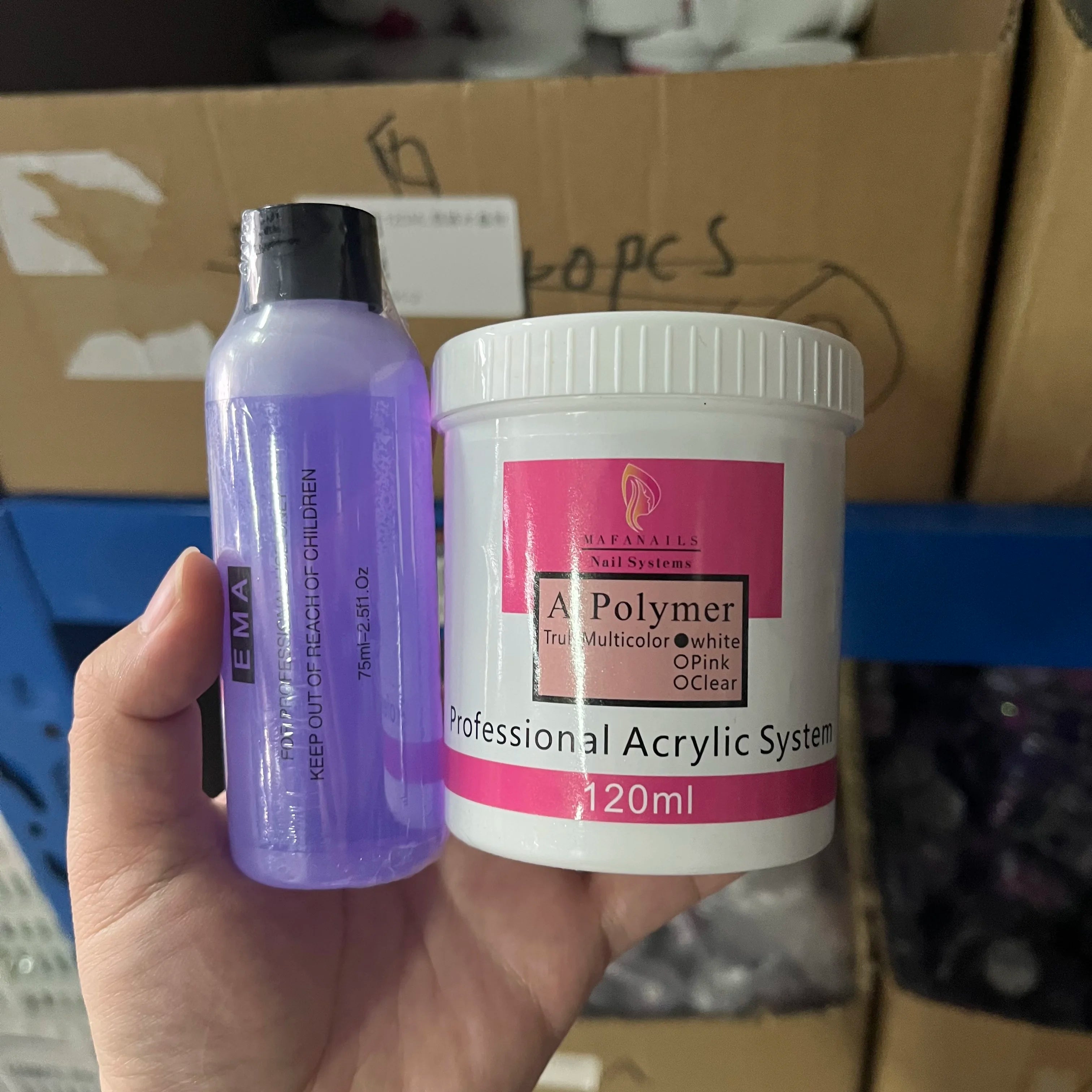 Nail Kit Set Acrylic Powder Monomer Acrylic Liquid For Nail Extension Professional Gel Manicure Set False Nails Art Tools Set *&