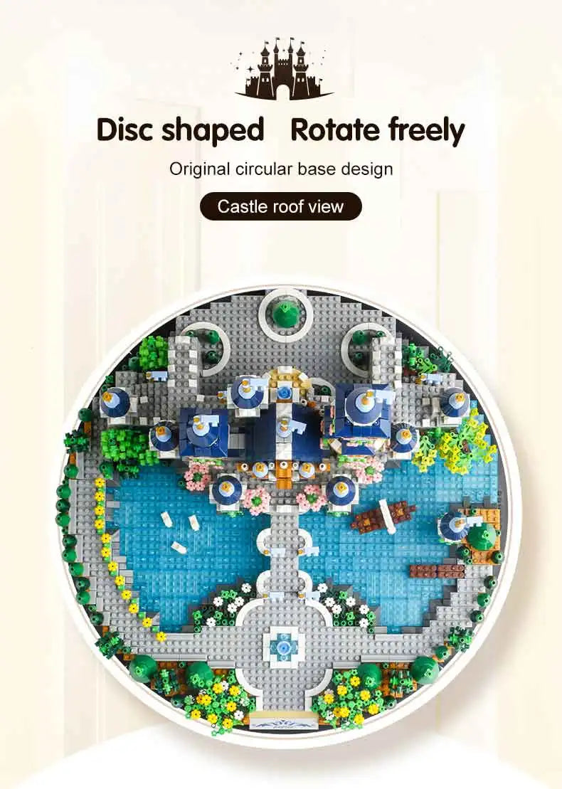 3600pcs Princess Castle Building Blocks,