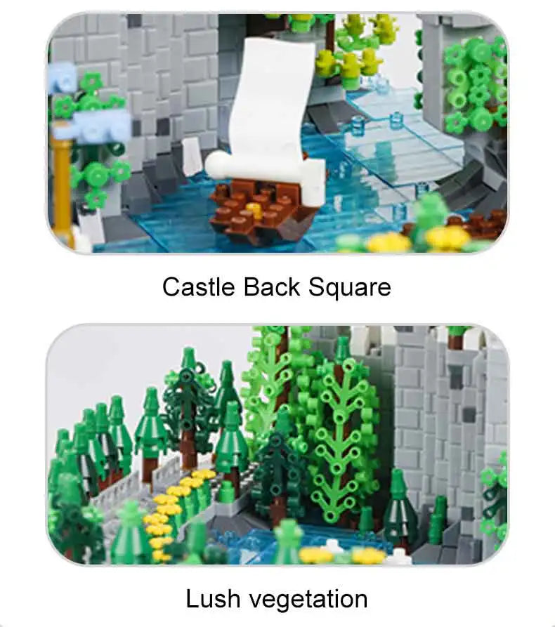 3600pcs Princess Castle Building Blocks,