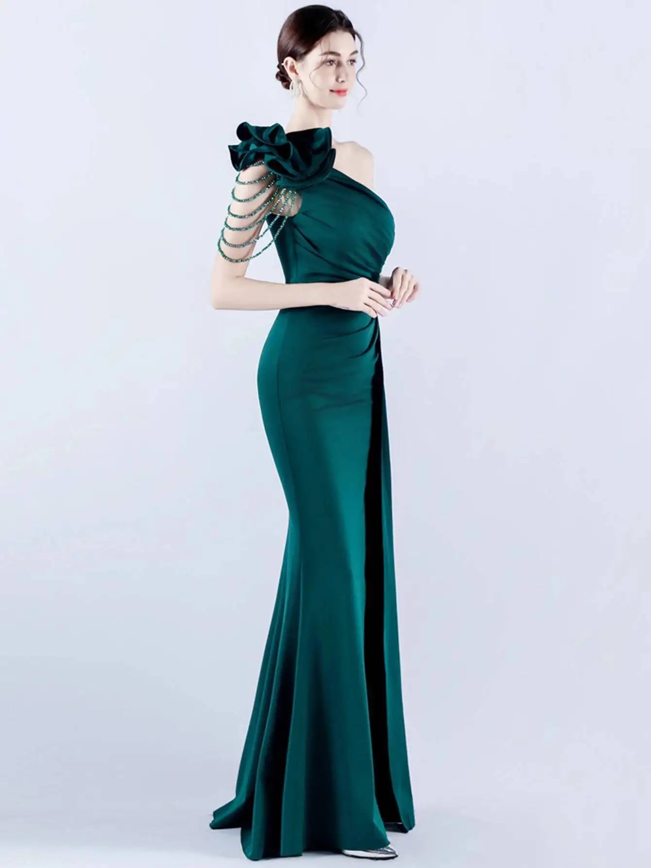 Sexy backless rhinestone maxi summer dress women elegant luxury red wedding party dress ladies long prom evening dresses vestido