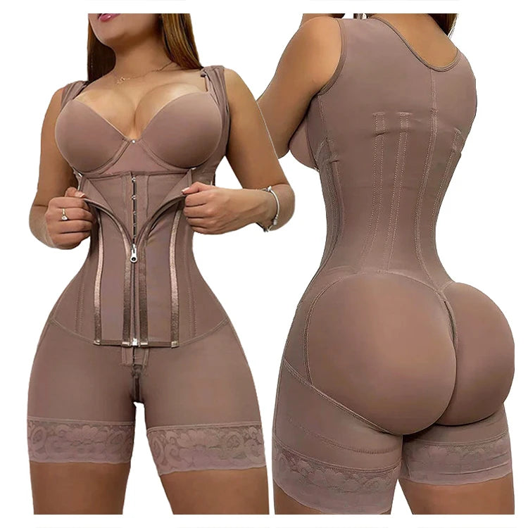 High Compression Girdle Shaper Colombian Fajas Shapewear Postpartum Belly flat Sheath Waist Trainer Belts Woman Extreme Corset