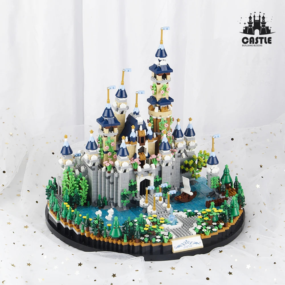 3600pcs Princess Castle Building Blocks,
