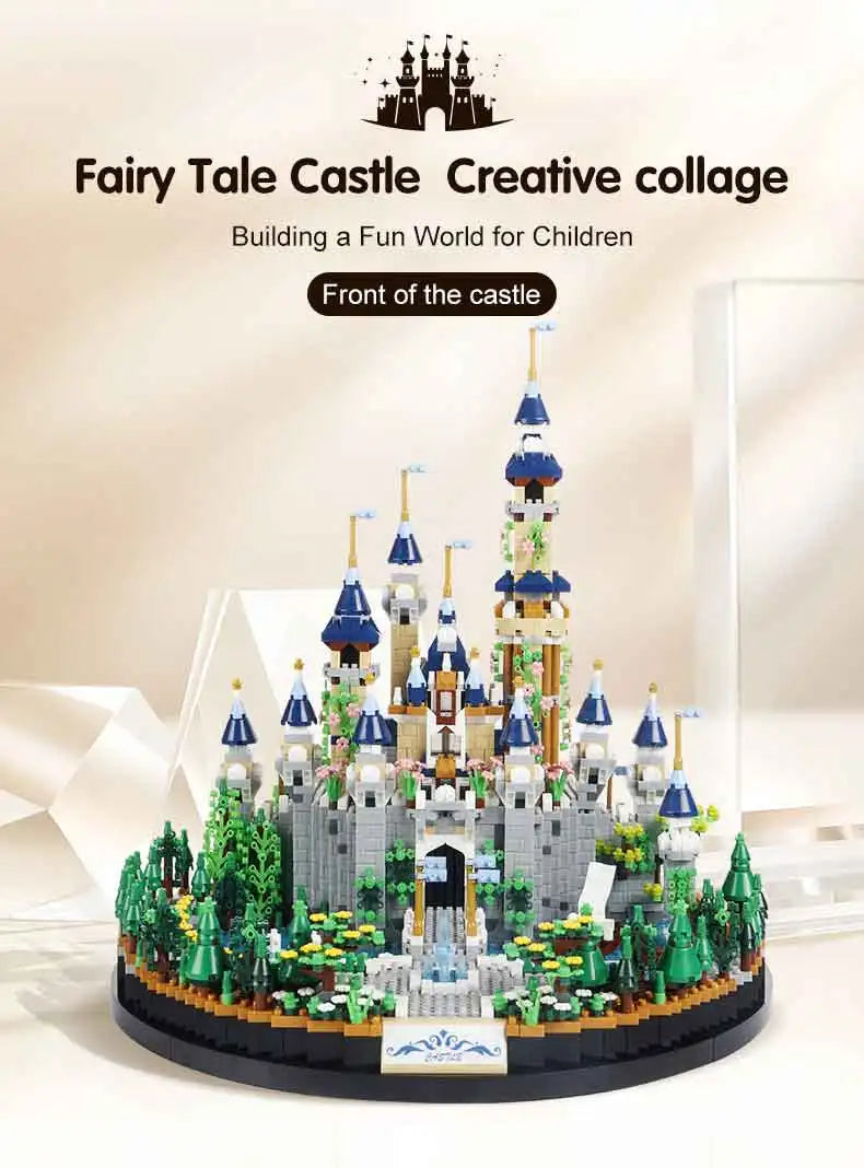 3600pcs Princess Castle Building Blocks,