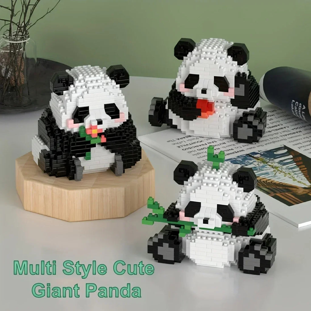 Cute Panda Building Blocks: Decoration Halloween/Christmas gift