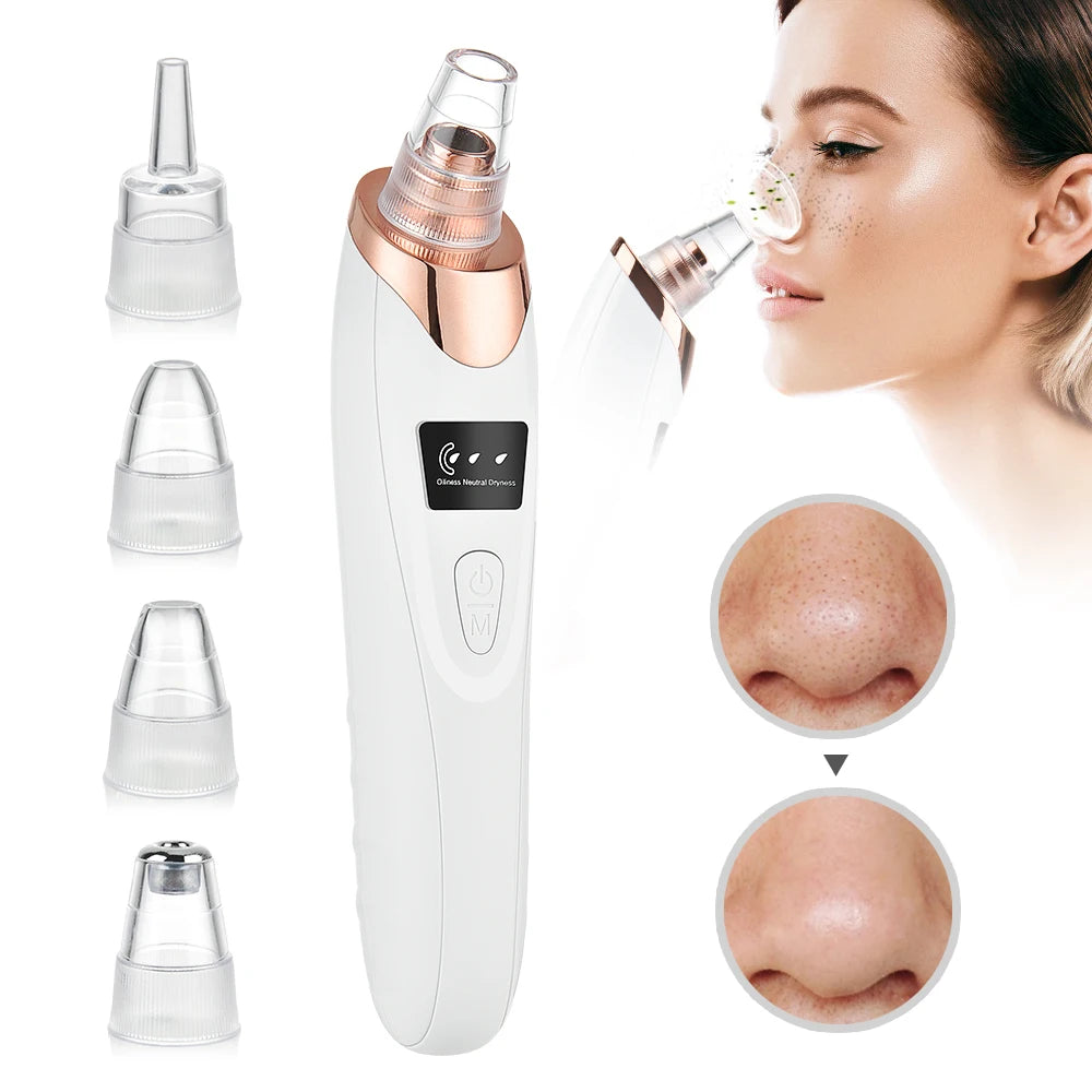 3 Suction Mode Blackhead Remover Face Cleansing Beauty Machine Dead Skin Remover Face Vacuum Blackhead Removal Skin Care Tool