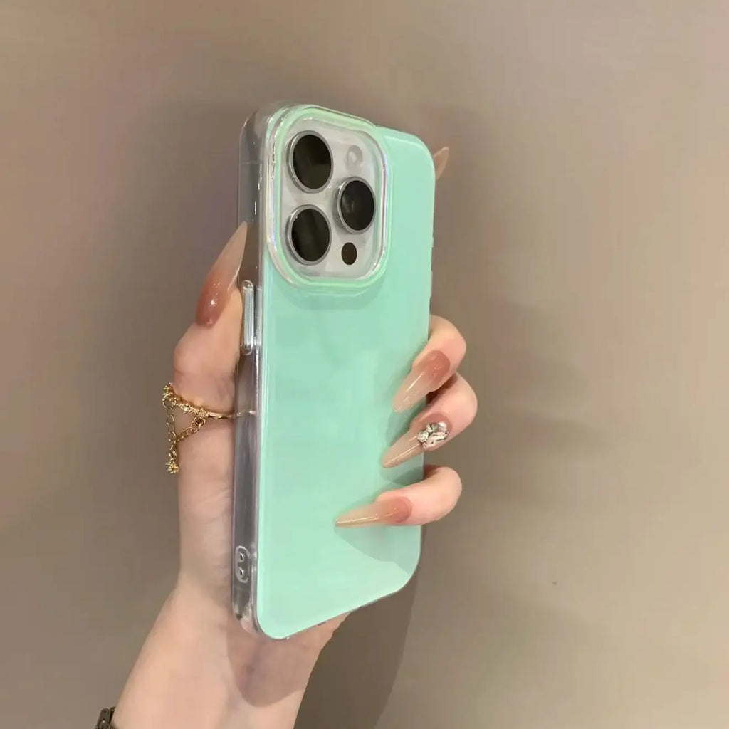 Fashion Candy Shockproof Silicone Bumper Phone Case For iPhone 17 16 Pro Max 15 14 13 12 11 XS X XR 16E 7 8 16 Plus 17 Air Cover