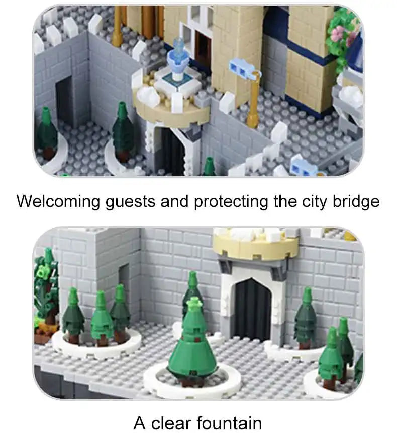 3600pcs Princess Castle Building Blocks,