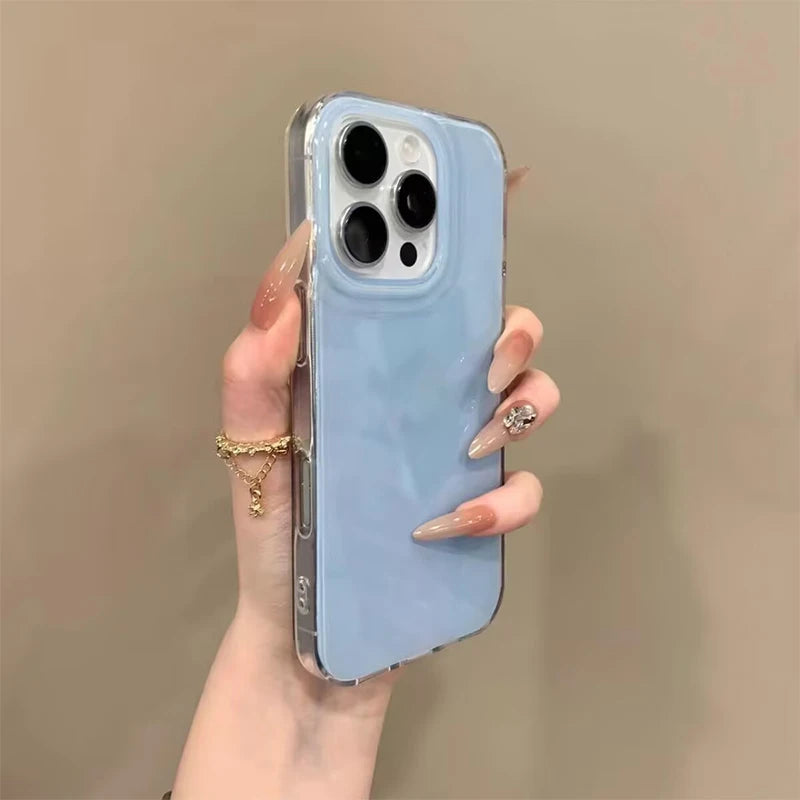 Fashion Candy Shockproof Silicone Bumper Phone Case For iPhone 17 16 Pro Max 15 14 13 12 11 XS X XR 16E 7 8 16 Plus 17 Air Cover