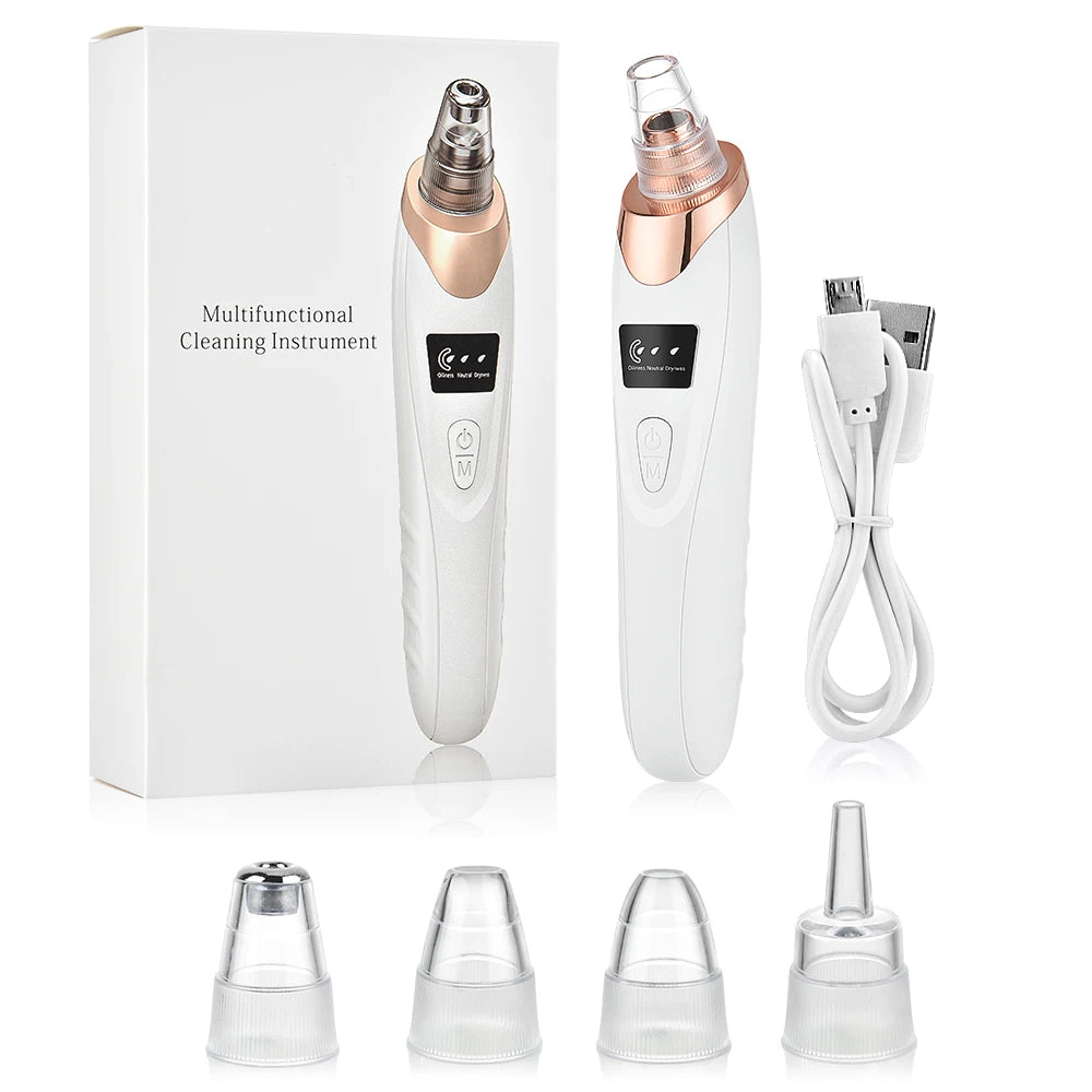 3 Suction Mode Blackhead Remover Face Cleansing Beauty Machine Dead Skin Remover Face Vacuum Blackhead Removal Skin Care Tool