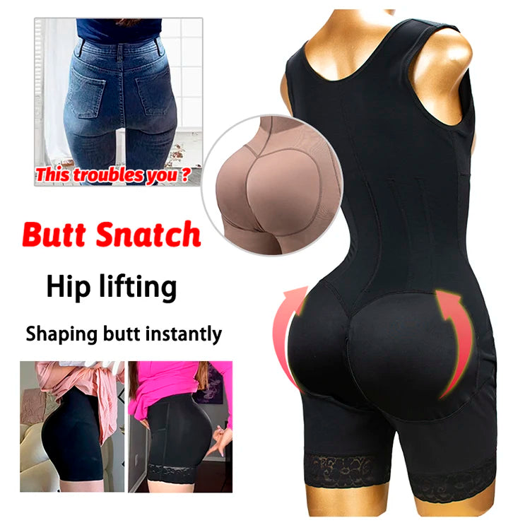 High Compression Girdle Shaper Colombian Fajas Shapewear Postpartum Belly flat Sheath Waist Trainer Belts Woman Extreme Corset