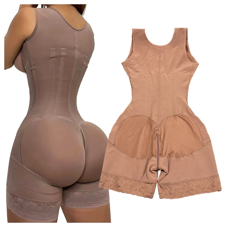 High Compression Girdle Shaper Colombian Fajas Shapewear Postpartum Belly flat Sheath Waist Trainer Belts Woman Extreme Corset