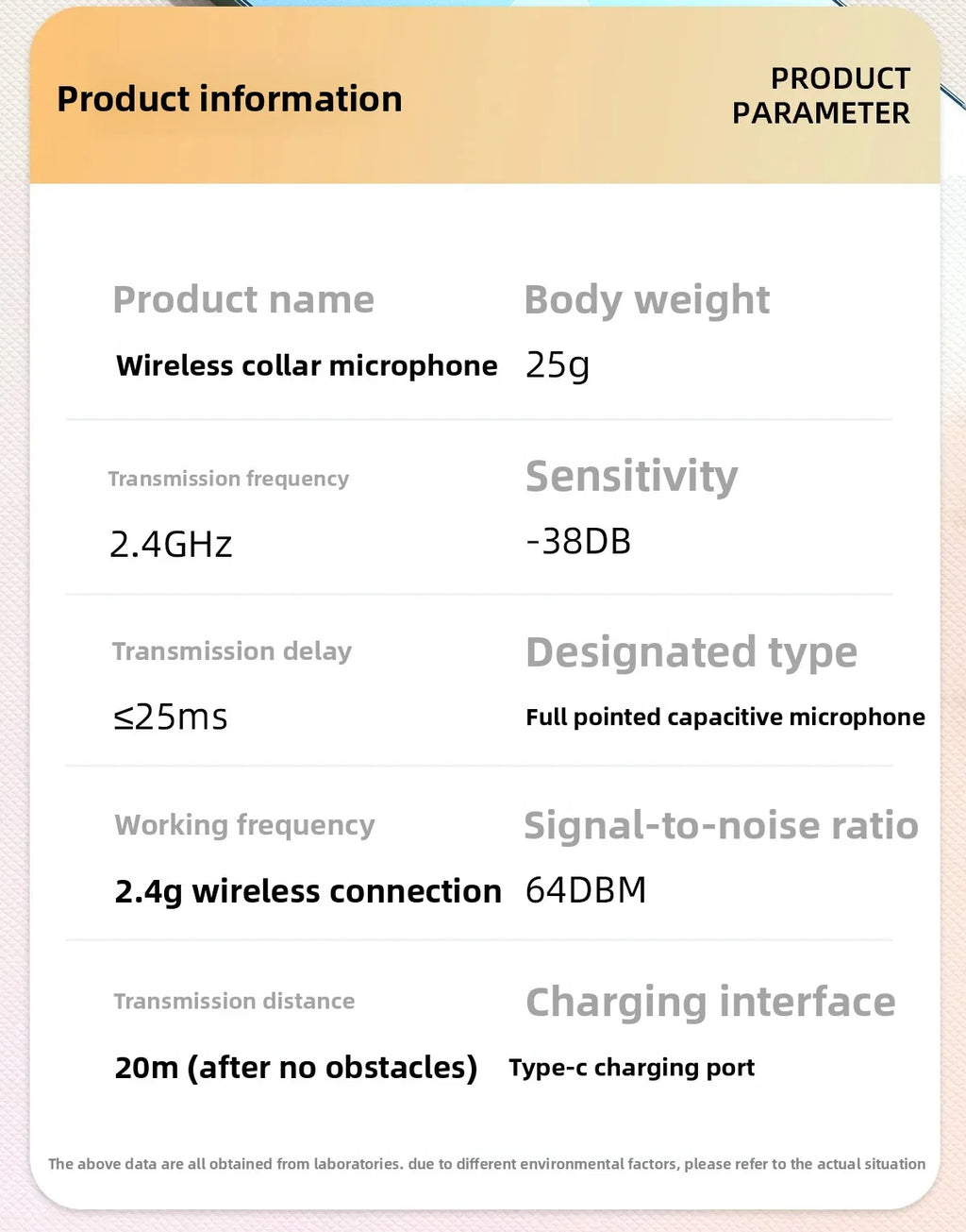 Wireless Lavalier Microphone Portable Audio Video Recording Mini Mic Adapter for iPhone Android Live Broadcast Gaming Phone Mic