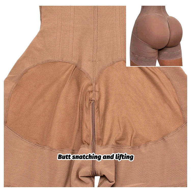 High Compression Girdle Shaper Colombian Fajas Shapewear Postpartum Belly flat Sheath Waist Trainer Belts Woman Extreme Corset