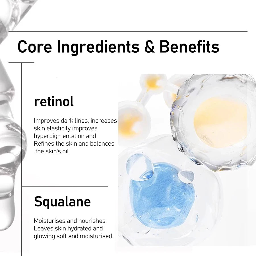 AHA 30%+BHA 2% Exfoliating Face Salicylic Acid Serum 10% Niacinamide + 1% Zinc, 10% Hexapeptide Serum Moisturizing Face Skincare