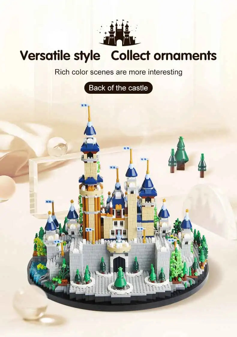 3600pcs Princess Castle Building Blocks,