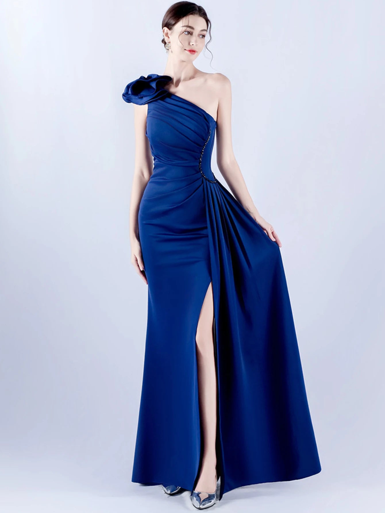 Sexy backless rhinestone maxi summer dress women elegant luxury red wedding party dress ladies long prom evening dresses vestido