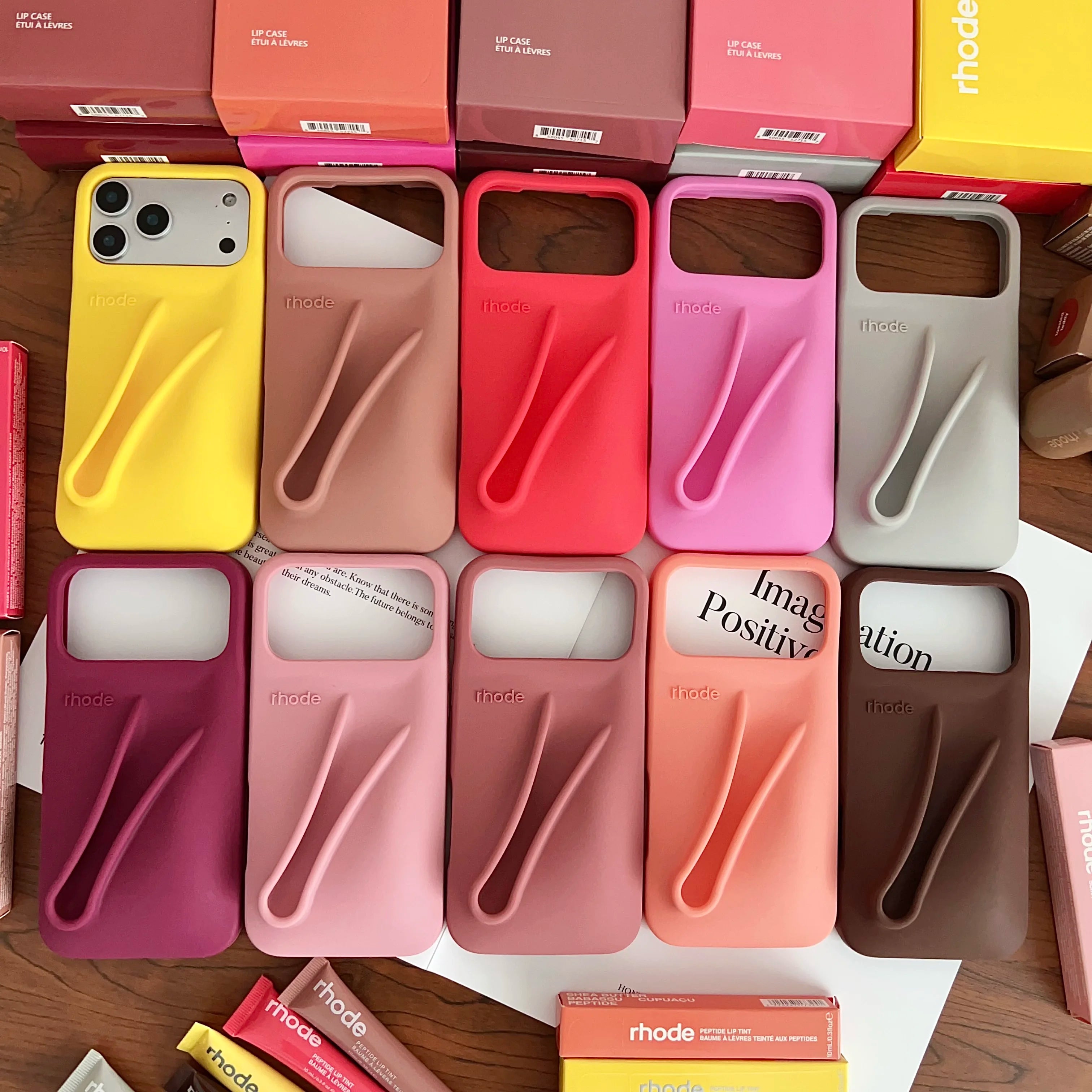 The Skin Silicone Lipstick Holder  Lip Gloss Box Cover