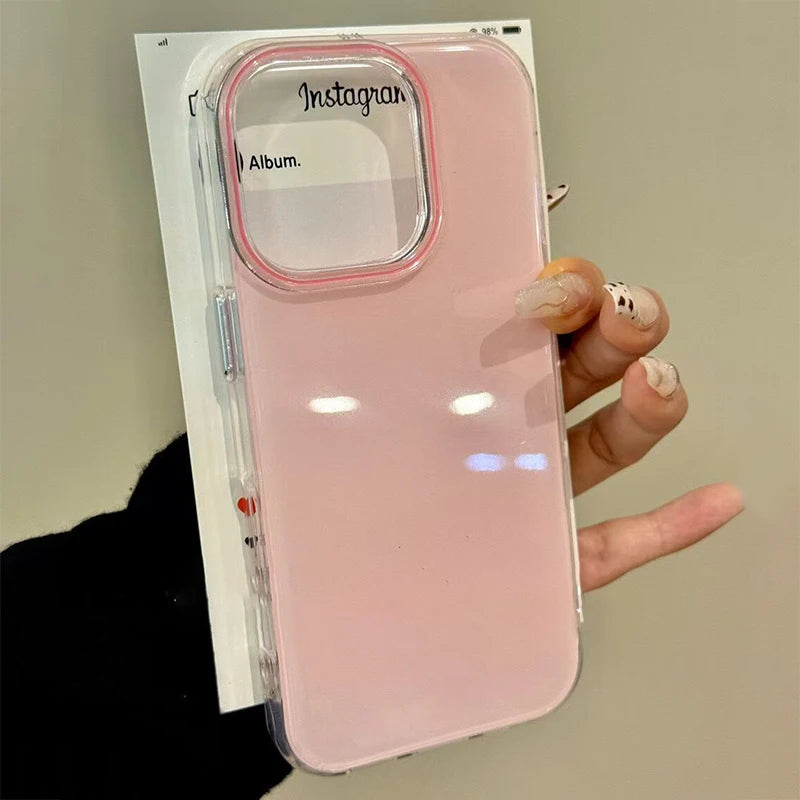 Fashion Candy Shockproof Silicone Bumper Phone Case For iPhone 17 16 Pro Max 15 14 13 12 11 XS X XR 16E 7 8 16 Plus 17 Air Cover