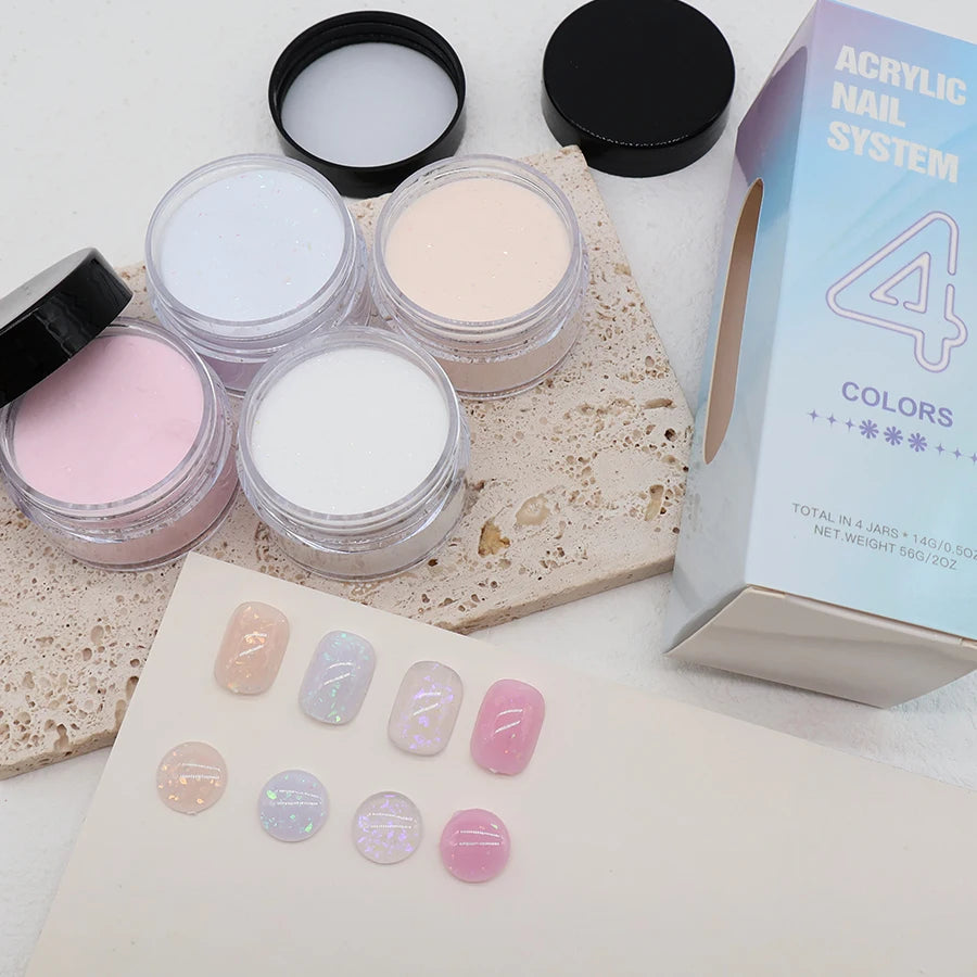 Nail Kit Set Acrylic Powder Monomer Acrylic Liquid For Nail Extension Professional Gel Manicure Set False Nails Art Tools Set *&