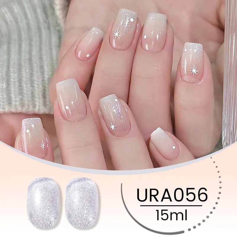 UR SUGAR 15ml Jelly Milky White Translucent Color Gel Polish Semi Permanent UV Gel Nail Art Soak Off Gel Varnish Latest Fashion