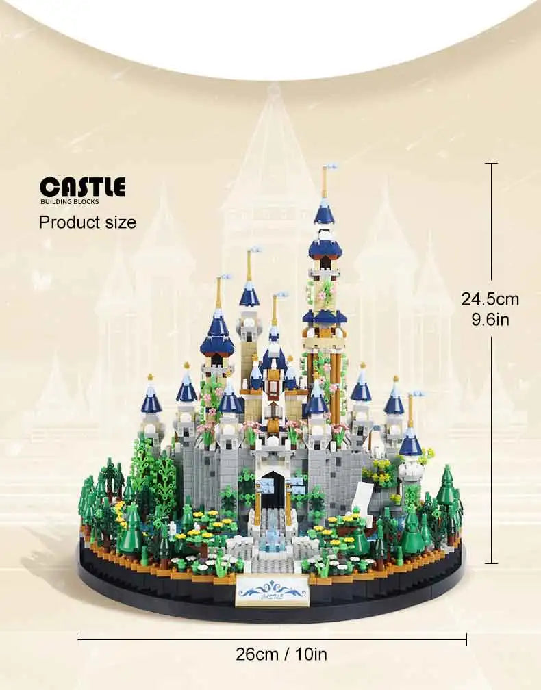 3600pcs Princess Castle Building Blocks,