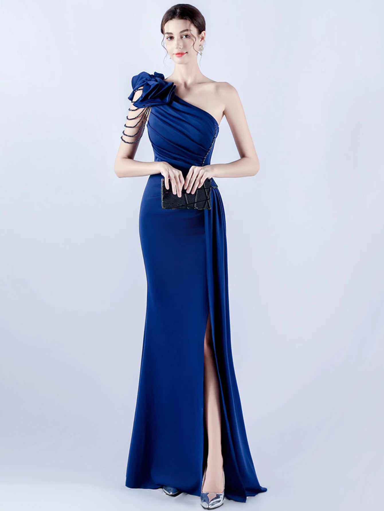 Sexy backless rhinestone maxi summer dress women elegant luxury red wedding party dress ladies long prom evening dresses vestido