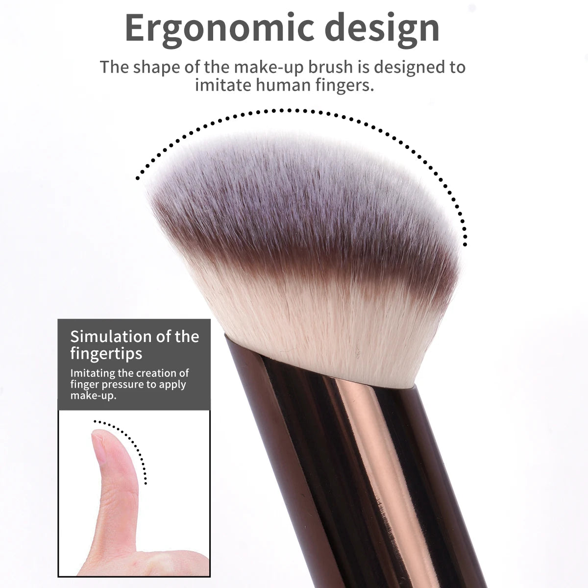 Makeup Brush Soft Fiber Hair Cosmetic Beauty Tools